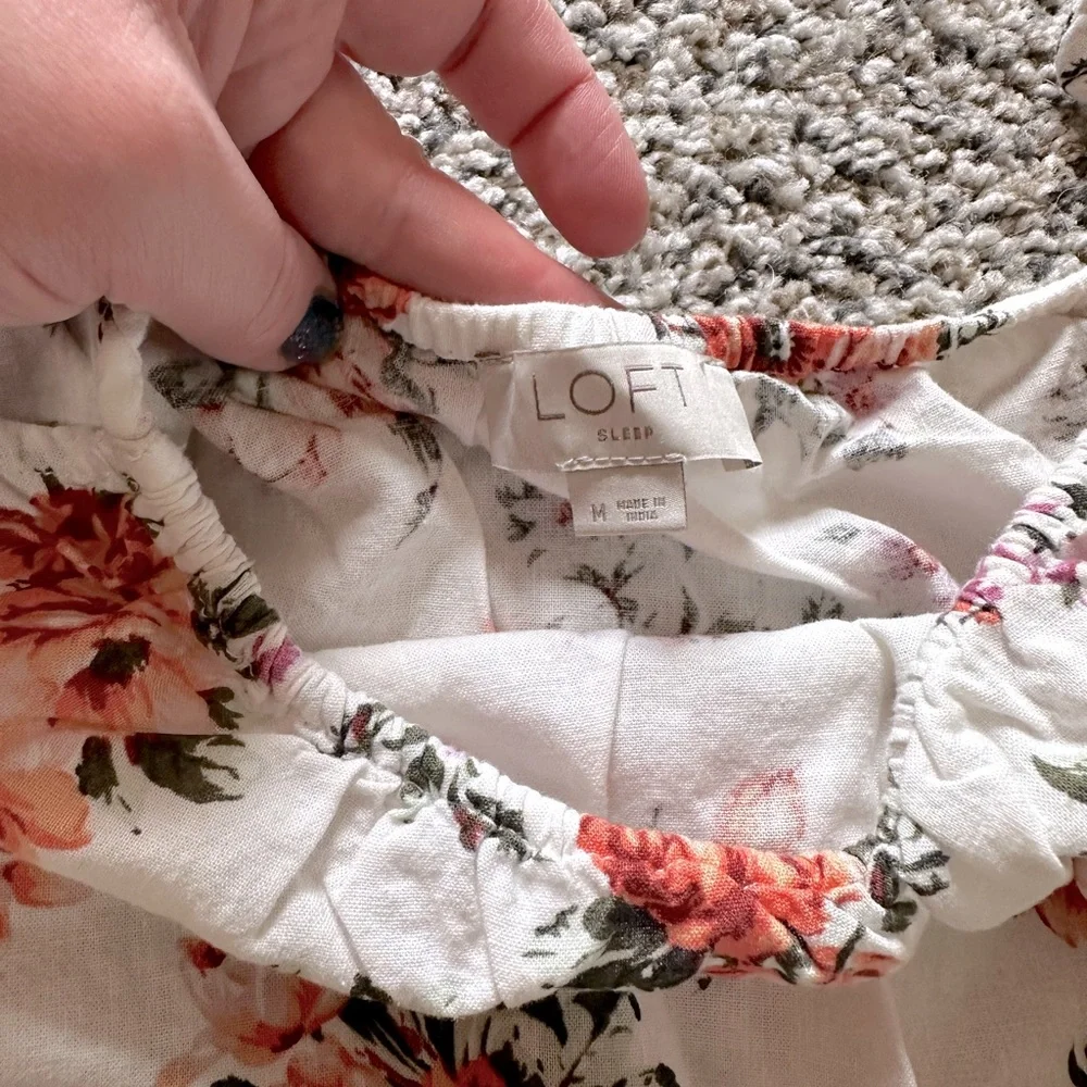 LOFT Floral Sleep Tank